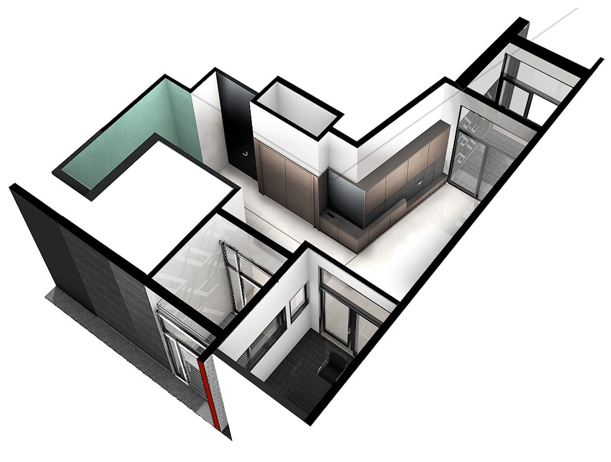 Building Lobby Design Concept - Axon